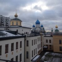 Изготовлены Крест и купол на здании приютского дома Николо-Перервинского монастыря в Москве